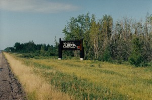 Alberta sign